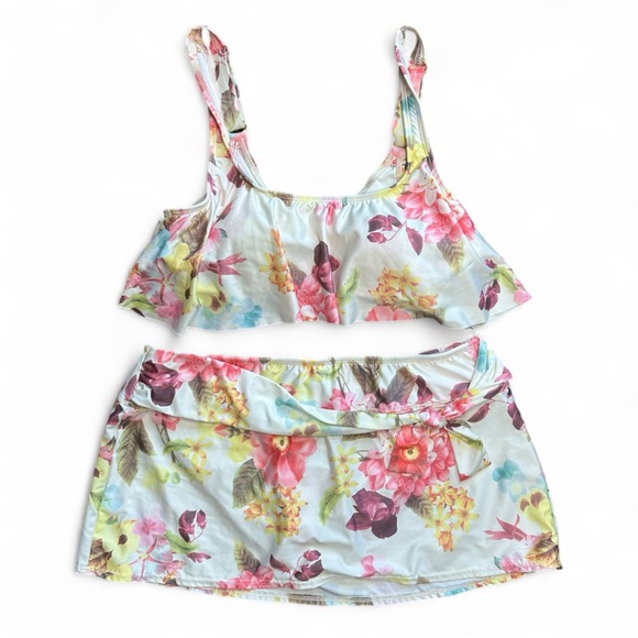 Antonio Melani Floral Print Cover Up Bikini Size Small - Picture 1 of 7
